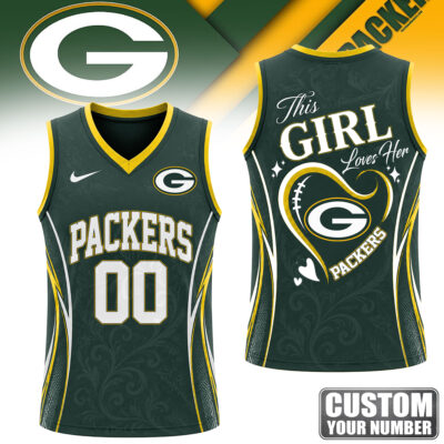 Green Bay Packers | Premium NFL Womens Game Day Love Tank Top Jersey - M