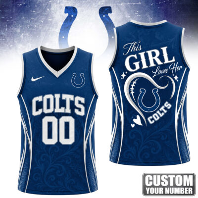 Indianapolis Colts | Premium NFL Womens Game Day Love Tank Top Jersey