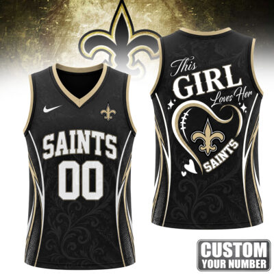 New Orleans Saints | Premium NFL Womens Game Day Love Tank Top Jersey