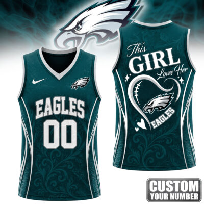 Philadelphia Eagles | Premium NFL Womens Game Day Love Tank Top Jersey