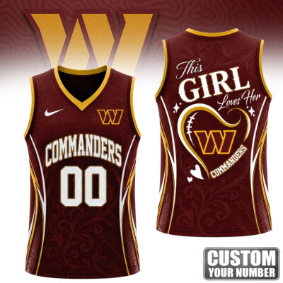 Washington Commanders | Premium NFL Womens Game Day Love Tank Top Jersey