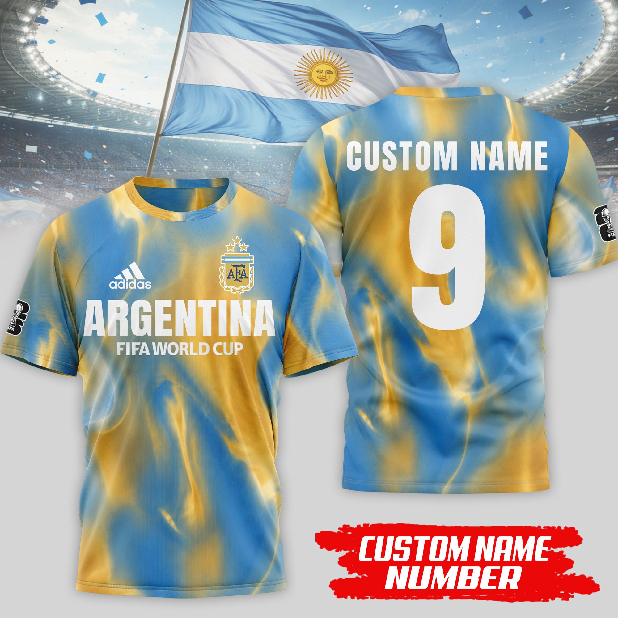Argentina | Premium WC26 Tournament Edition 3D Shirt NTH1