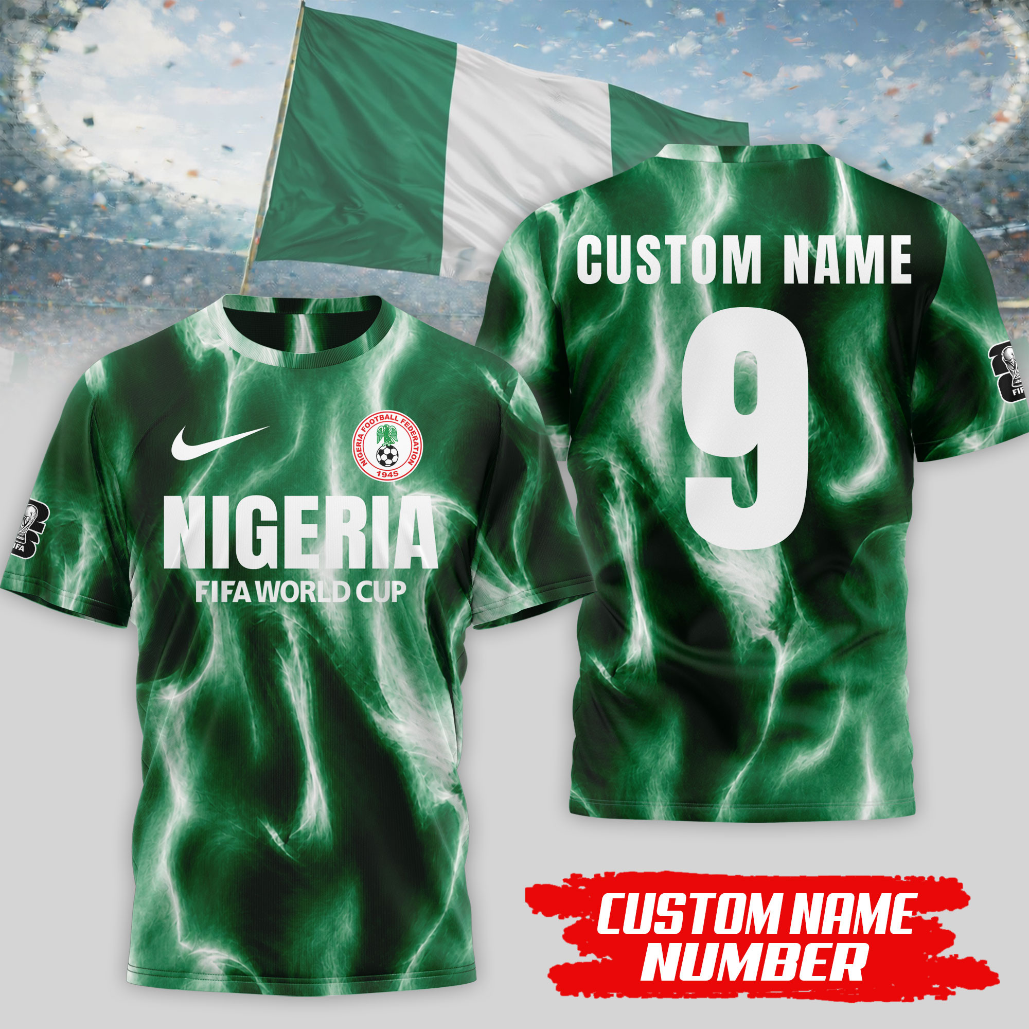 Nigeria | Premium WC26 Tournament Edition 3D Shirt NTH1