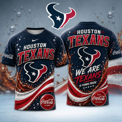 Houston Texans | Premium NFL Coca Cola Summer 3D Shirt