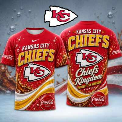 Kansas City Chiefs | Premium NFL Coca Cola Summer 3D Shirt - 3XL