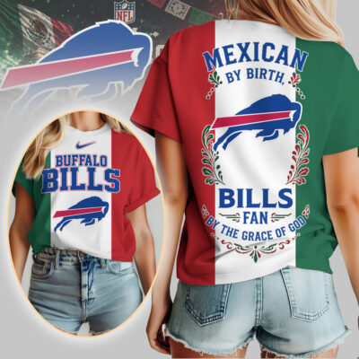 Buffalo Bills | Premium NFL Mexican By Birth Women Shirt