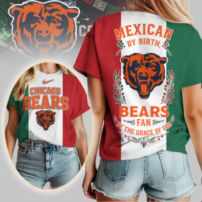 Chicago Bears | Premium NFL Mexican By Birth Women Shirt