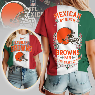 Cleveland Browns | Premium NFL Mexican By Birth Women Shirt