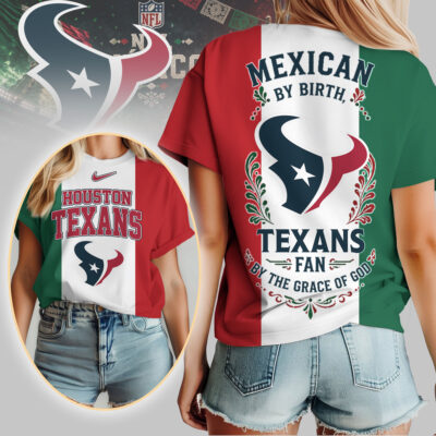 Houston Texans | Premium NFL Mexican By Birth Women Shirt