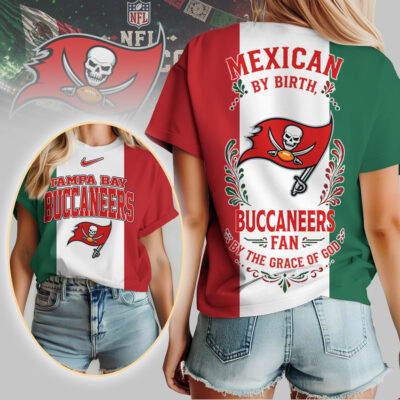 Tampa Bay Buccaneers | Premium NFL Mexican By Birth Women Shirt - M