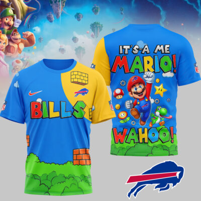 Buffalo Bills | Premium NFL Its a Me Mario 3D Shirt