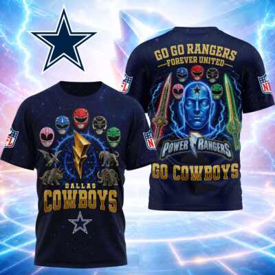 Dallas Cowboys | Premium NFL Go Go Rangers 3D Shirt