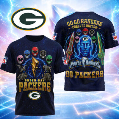 Green Bay Packers | Premium NFL Go Go Rangers 3D Shirt