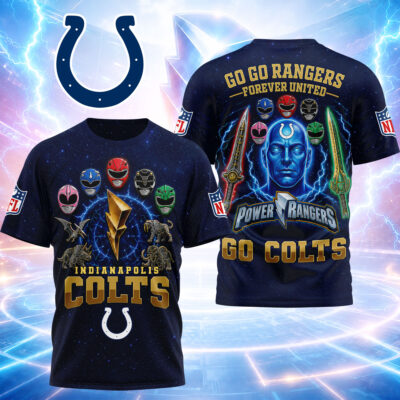 Indianapolis Colts | Premium NFL Go Go Rangers 3D Shirt