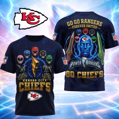 Kansas City Chiefs | Premium NFL Go Go Rangers 3D Shirt
