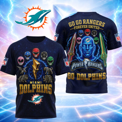 Miami Dolphins | Premium NFL Go Go Rangers 3D Shirt - 4XL