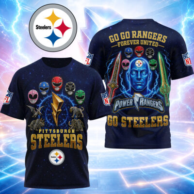 Pittsburgh Steelers | Premium NFL Go Go Rangers 3D Shirt