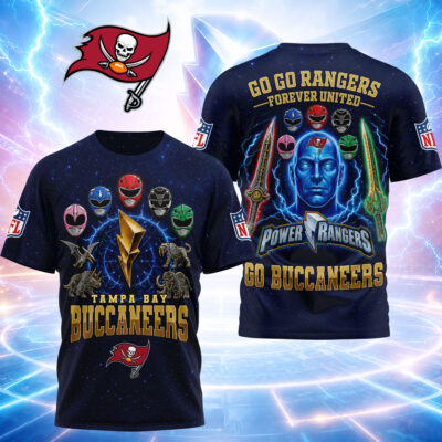 Tampa Bay Buccaneers | Premium NFL Go Go Rangers 3D Shirt