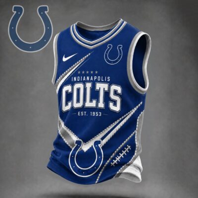 Indianapolis Colts | Premium NFL Game Day V-neck Tank Top Jersey - S