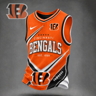 Cincinnati Bengals | Premium NFL Game Day V-neck Tank Top Jersey