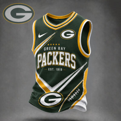 Green Bay Packers | Premium NFL Game Day V-neck Tank Top Jersey