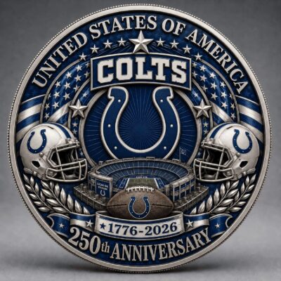 Indianapolis Colts | Premium NFL 250 Years Of Freedom Commemorative Coin