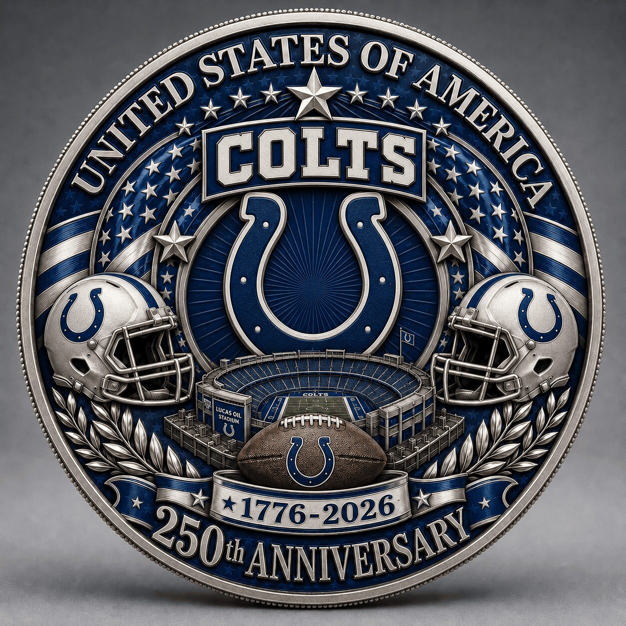 Indianapolis Colts | Premium NFL 250 Years Of Freedom Commemorative Coin
