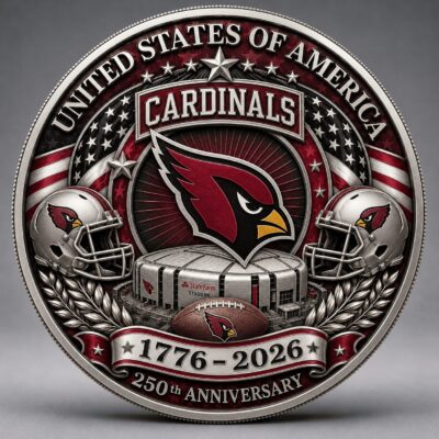 Arizona Cardinals | Premium NFL 250 Years Of Freedom Commemorative Coin