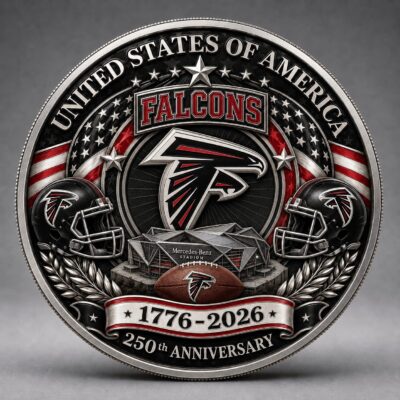 Atlanta Falcons | Premium NFL 250 Years Of Freedom Commemorative Coin