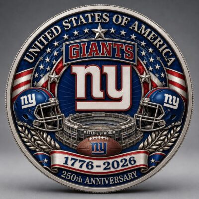 New York Giants | Premium NFL 250 Years Of Freedom Commemorative Coin
