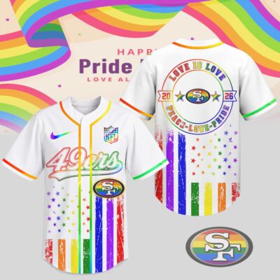 San Francisco 49ers | Premium NFL Pride Love Limited Edition Jersey NTH1