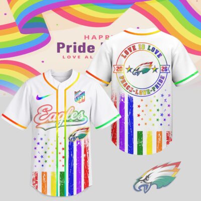 Philadelphia Eagles | Premium NFL Pride Love Limited Edition Jersey NTH1