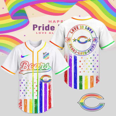 Chicago Bears | Premium NFL Pride Love Limited Edition Jersey NTH1