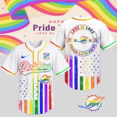 Miami Dolphins | Premium NFL Pride Love Limited Edition Jersey NTH1