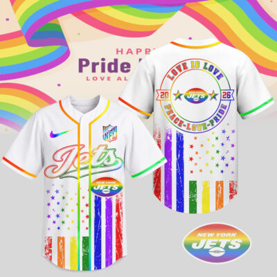 New York Jets | Premium NFL Pride Love Limited Edition Jersey NTH1
