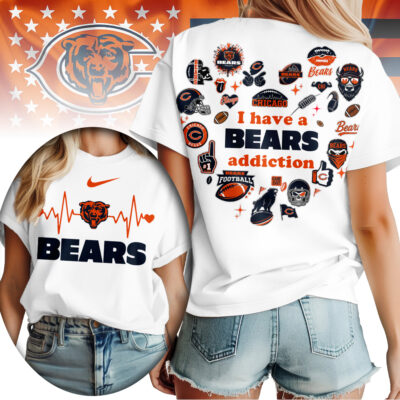 Chicago Bears | Premium NFL Heartbeat Fan Spirit 3D Shirt