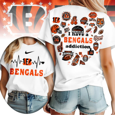 Cincinnati Bengals | Premium NFL Heartbeat Fan Spirit 3D Shirt