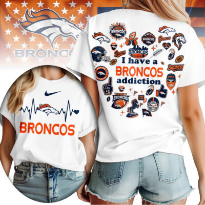 Denver Broncos | Premium NFL Heartbeat Fan Spirit 3D Shirt