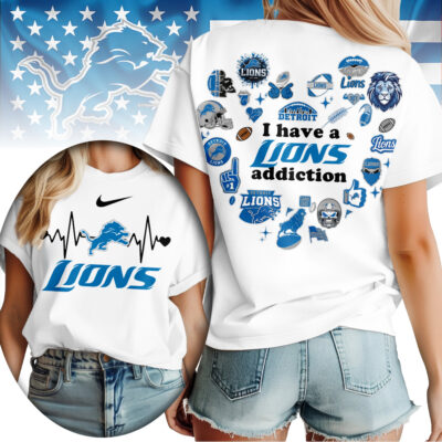 Detroit Lions | Premium NFL Heartbeat Fan Spirit 3D Shirt