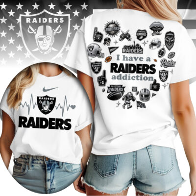 Las Vegas Raiders | Premium NFL Heartbeat Fan Spirit 3D Shirt