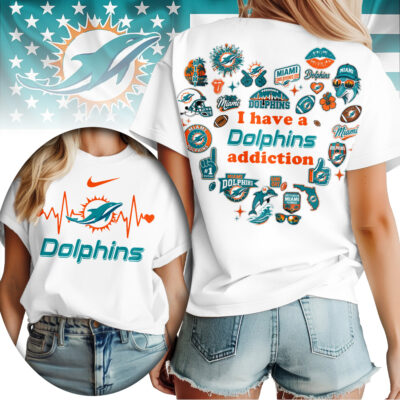 Miami Dolphins | Premium NFL Heartbeat Fan Spirit 3D Shirt