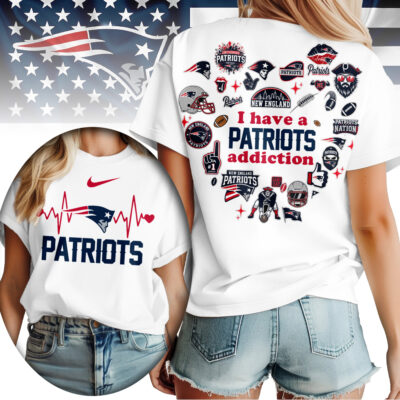 New England Patriots | Premium NFL Heartbeat Fan Spirit 3D Shirt