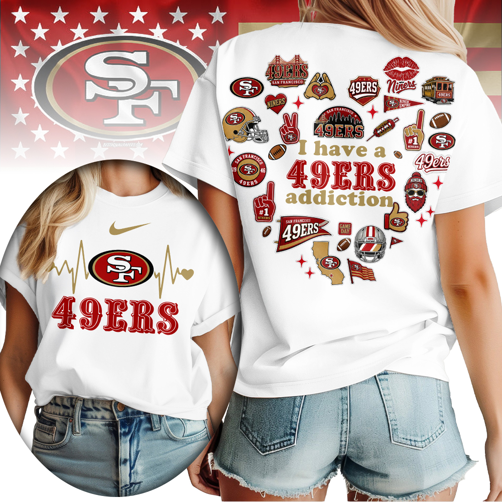 San Francisco 49ers | Premium NFL Heartbeat Fan Spirit 3D Shirt