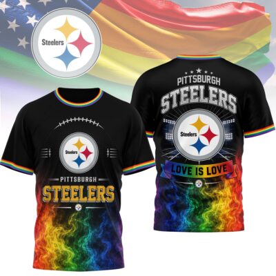Pittsburgh Steelers | Premium NFL Love Is Love 3D Shirt NTH1