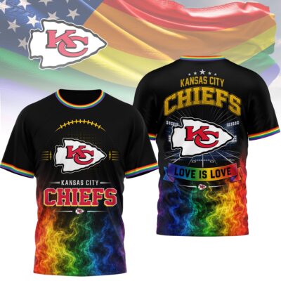 Kansas City Chiefs | Premium NFL Love Is Love 3D Shirt NTH1