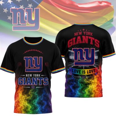 New York Giants | Premium NFL Love Is Love 3D Shirt NTH1 - 4XL