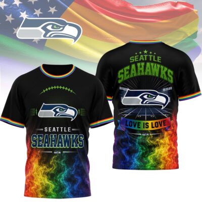 Seattle Seahawks | Premium NFL Love Is Love 3D Shirt NTH1