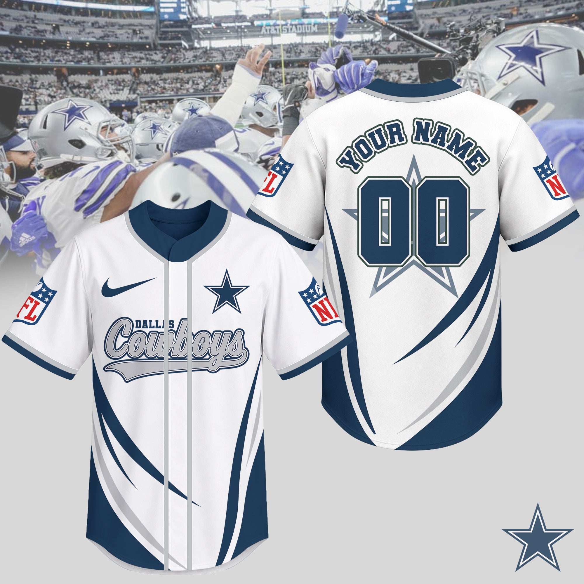 Dallas Cowboys | Premium NFL Game Day Ready Jersey NTH1