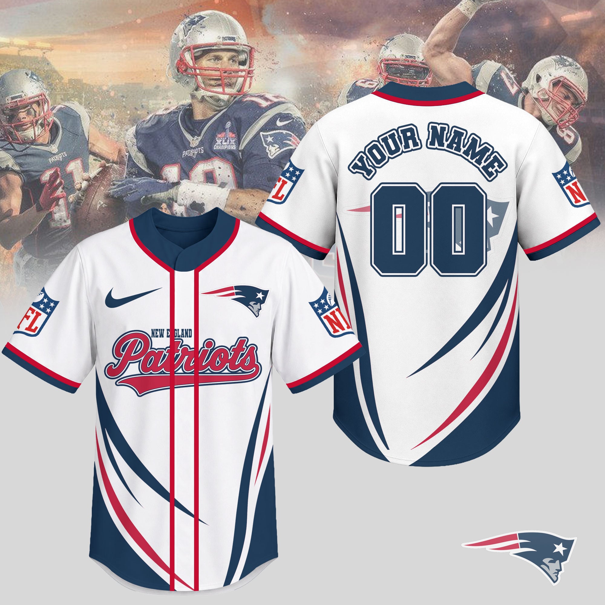 New England Patriots | Premium NFL Game Day Ready Jersey NTH1