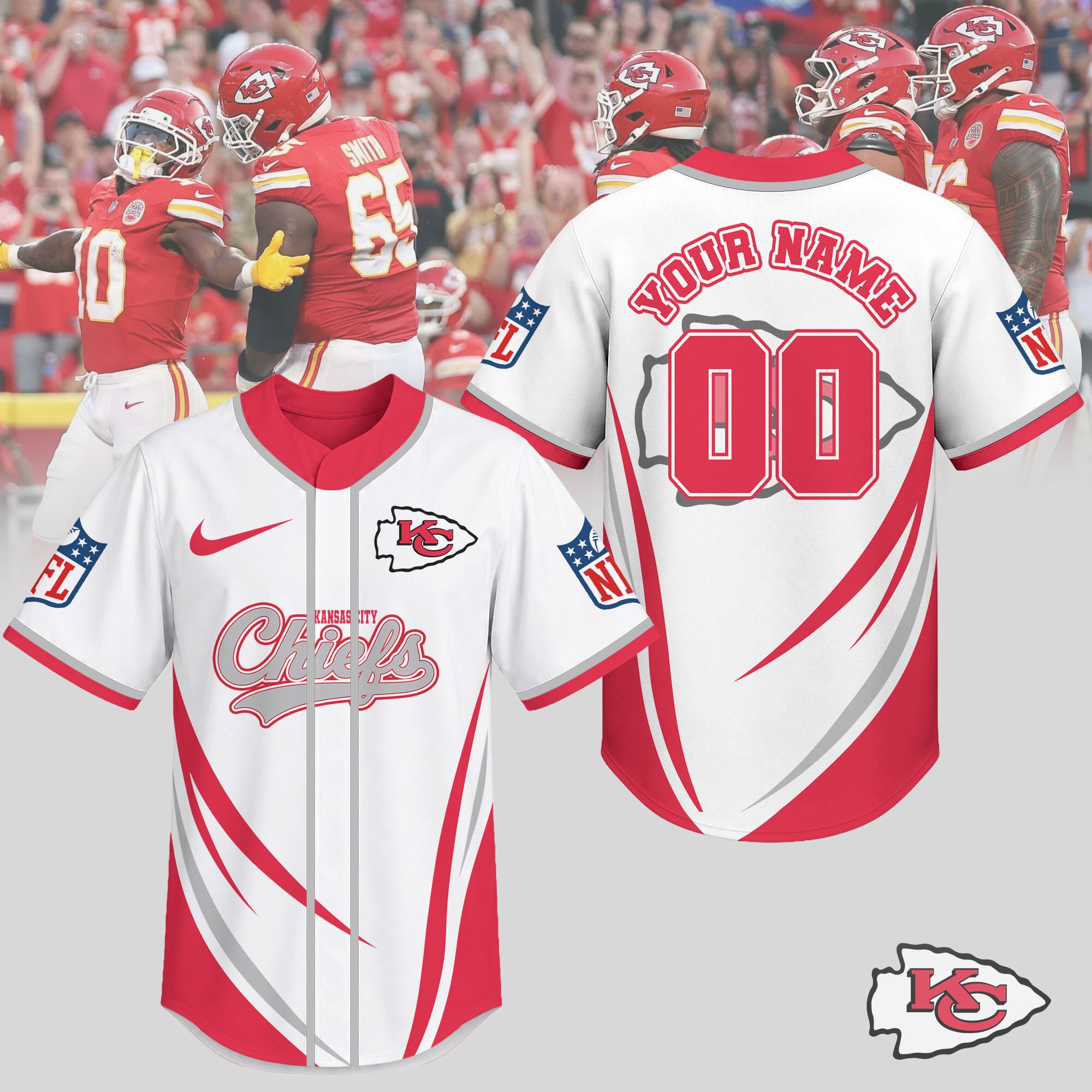 Kansas City Chiefs | Premium NFL Game Day Ready Jersey NTH1